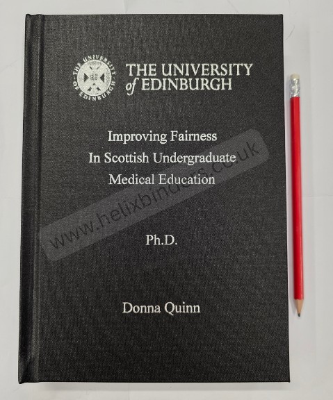 The University of Edinburgh  (www.helixbinders.co.uk)