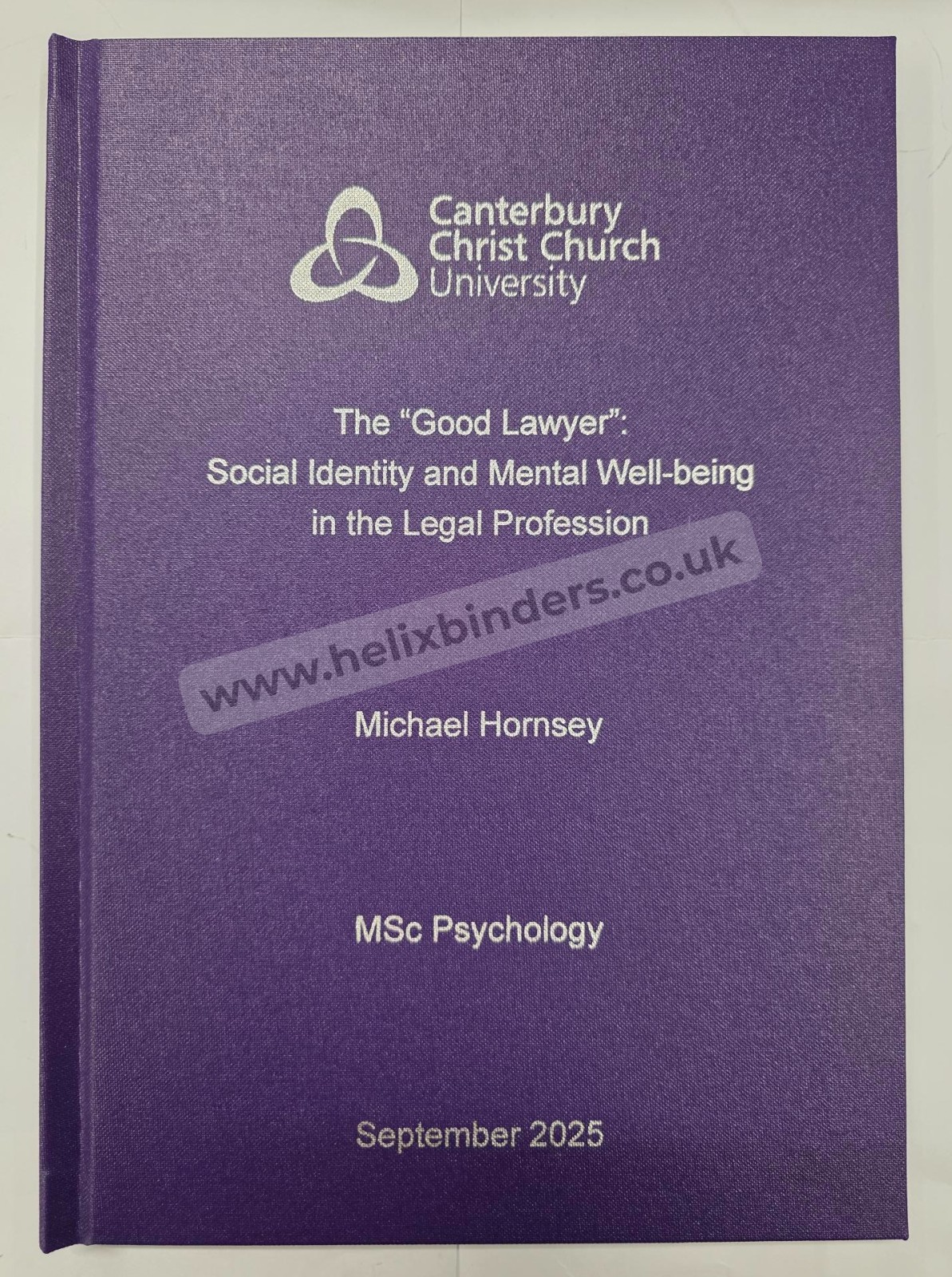 Canterbury Christ Church University (www.helixbinders.co.uk)