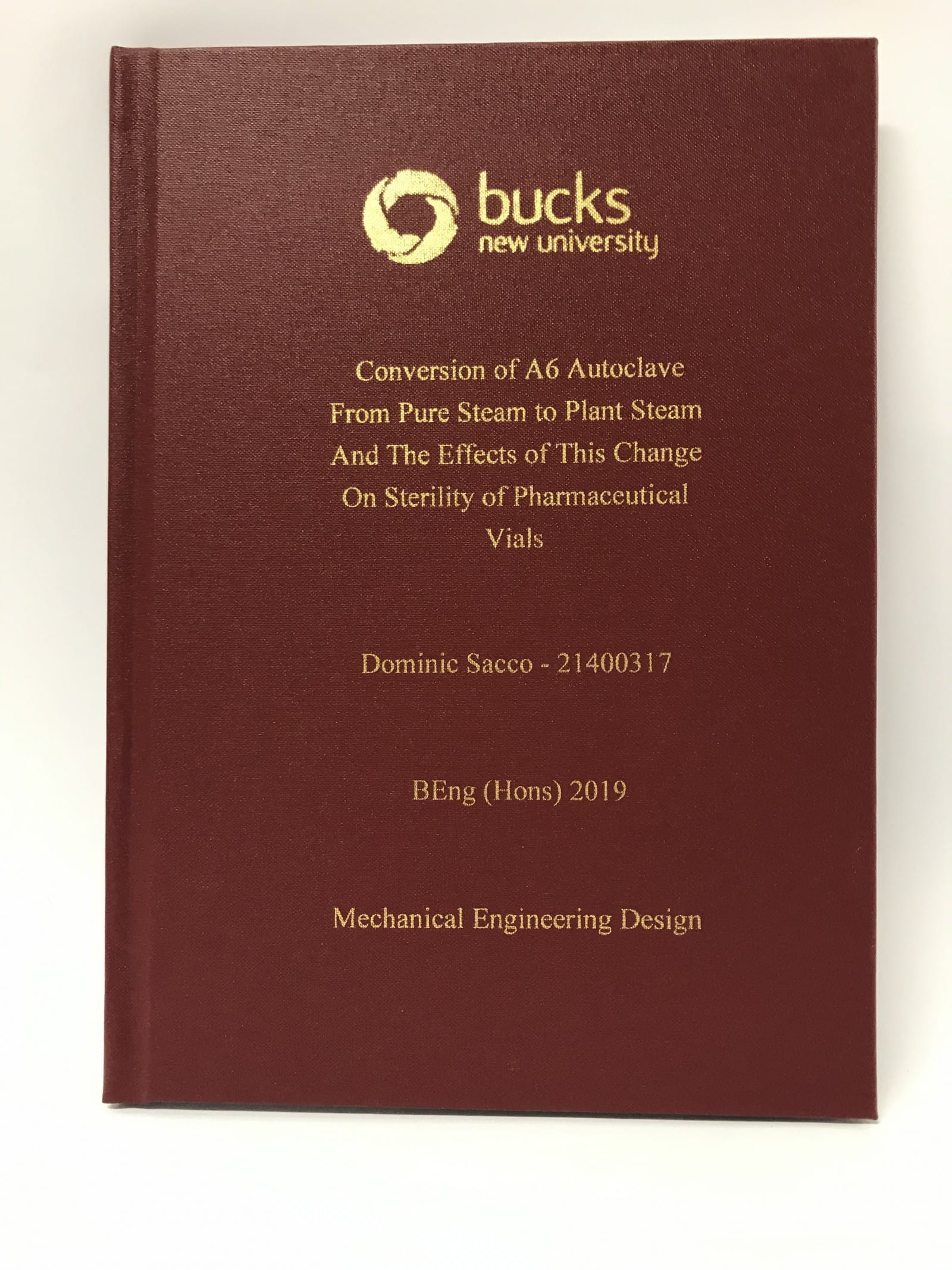 Bucks New University (www.helixbinders.co.uk)