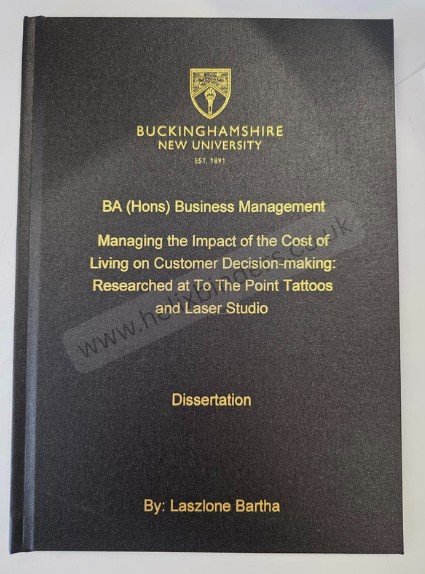 Buckinghamshire New University  (www.helixbinders.co.uk)