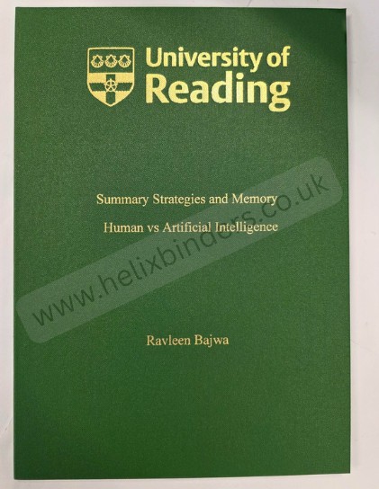 University of Reading (www.helixbinders.co.uk)