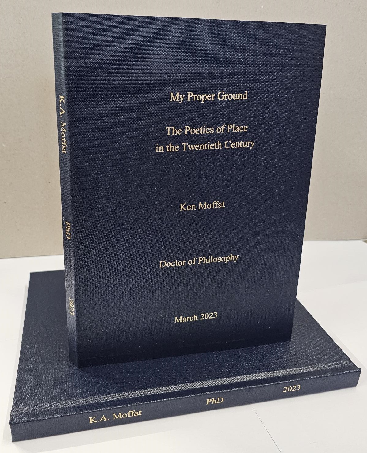 Customer choice - one hard bound & one soft cloth bound (www.helixbinders.co.uk)