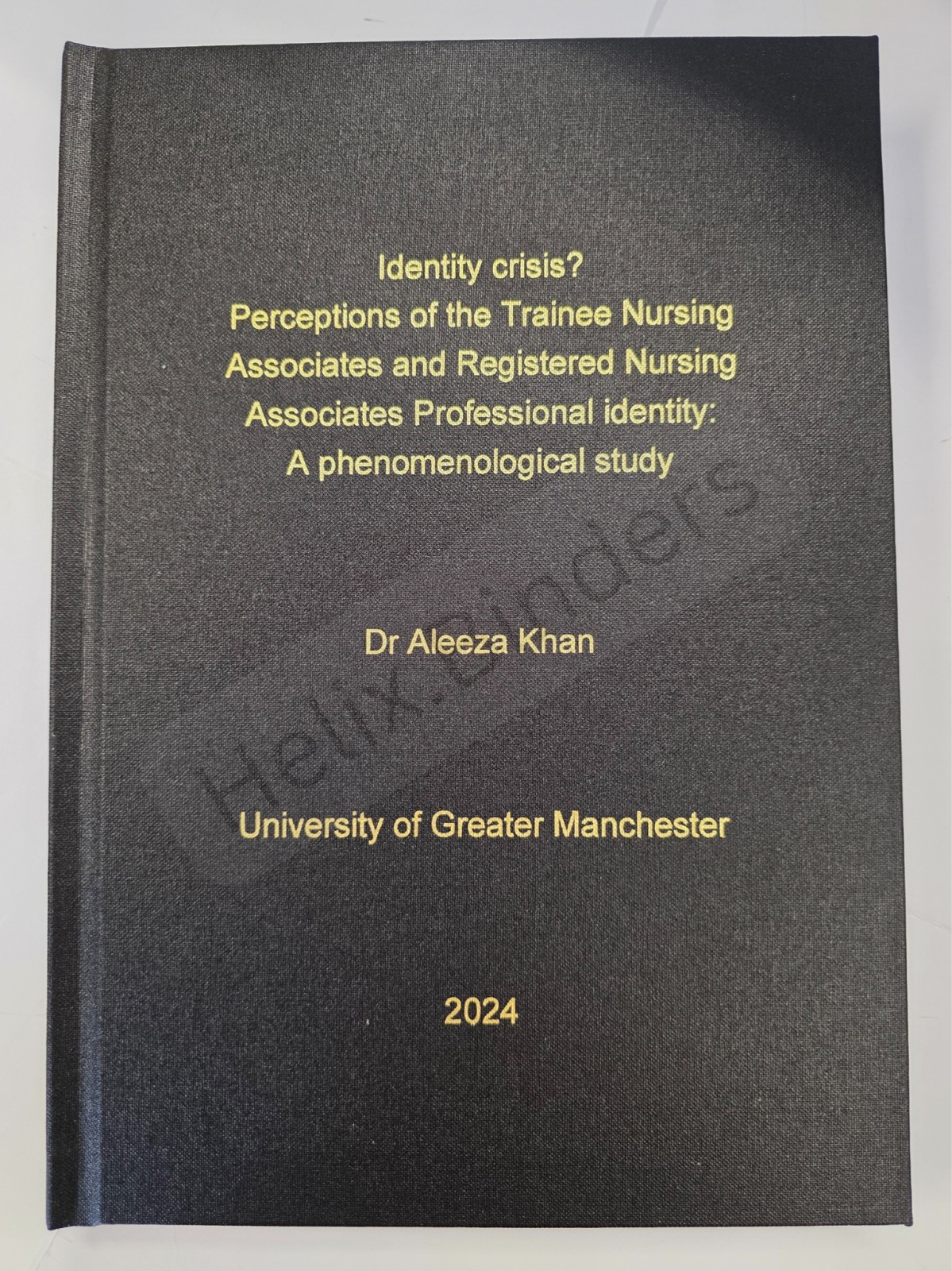 University of Bolton (www.helixbinders.co.uk)