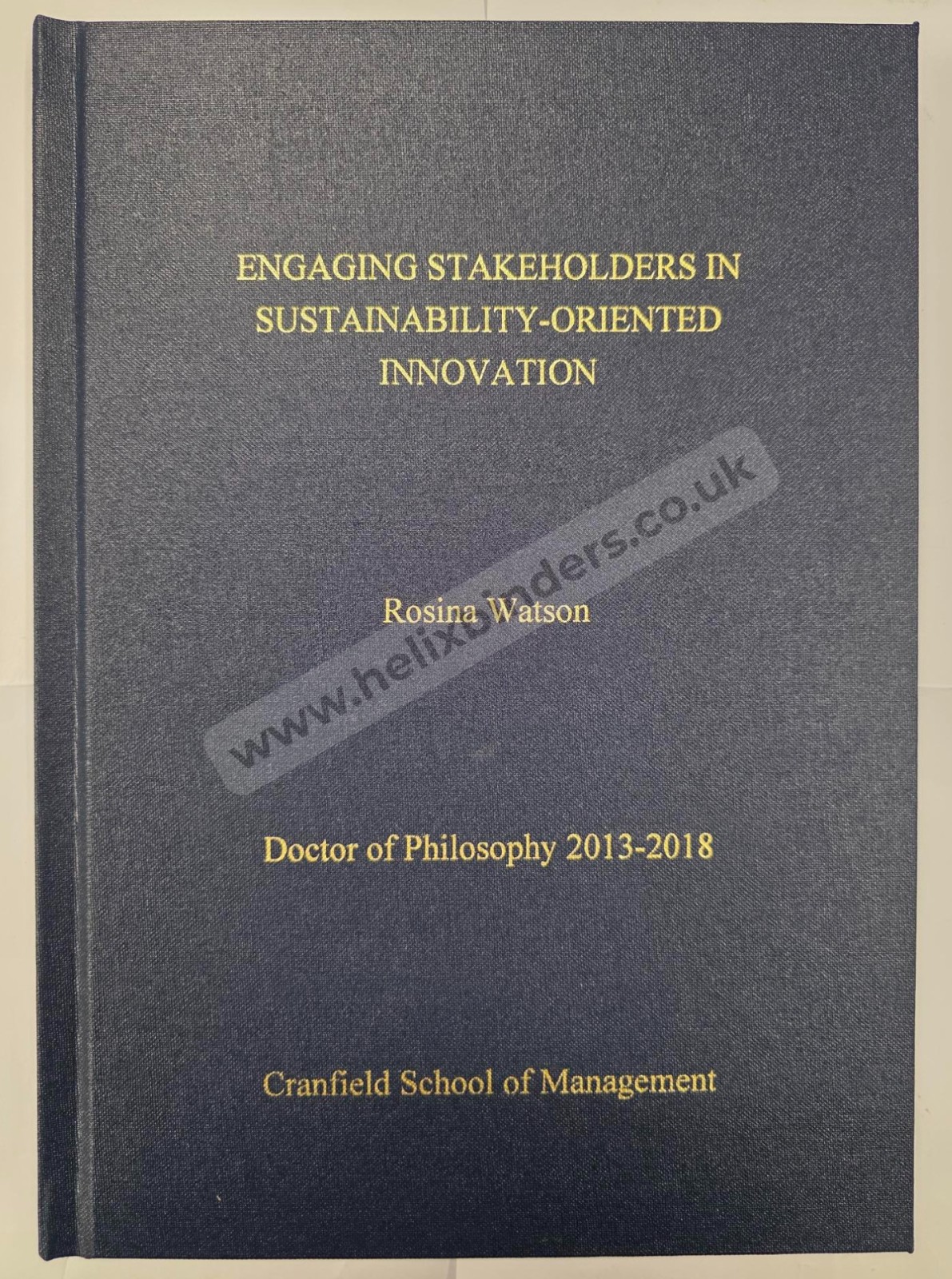 Cranfield School (www.helixbinders.co.uk)