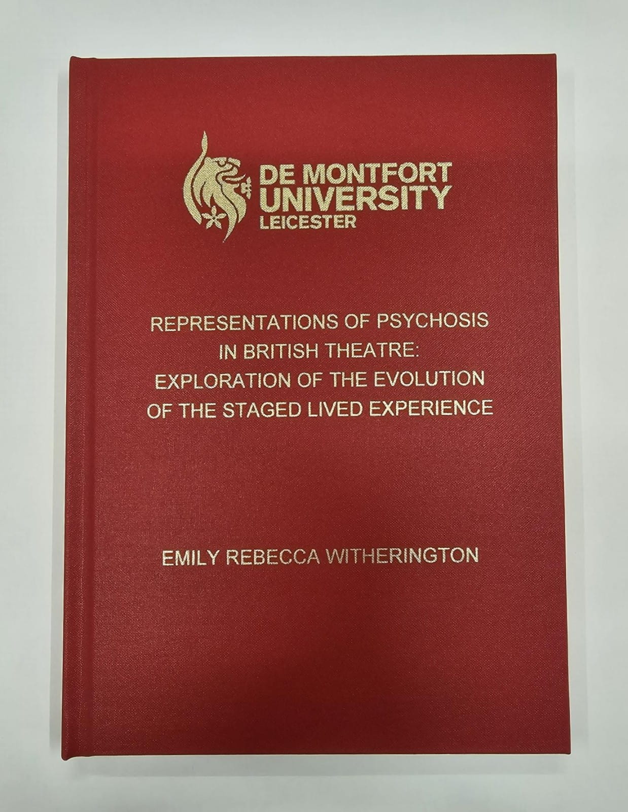 De Montford University (www.helixbinders.co.uk)