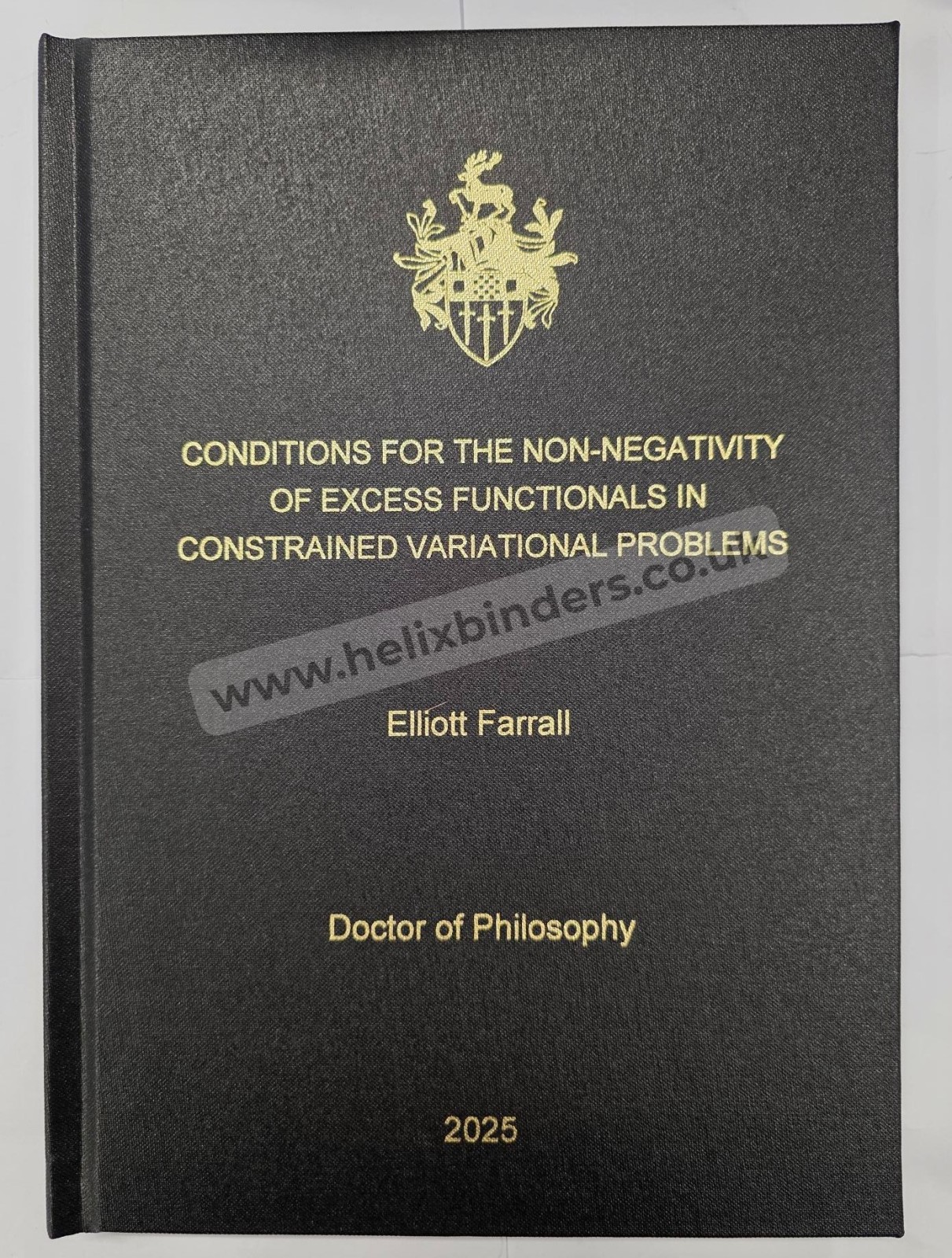 Surrey University (www.helixbinders.co.uk)