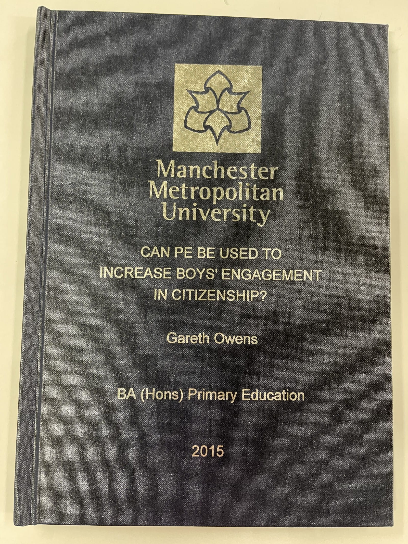 Manchester Metropolitan University (www.helixbinders.co.uk)