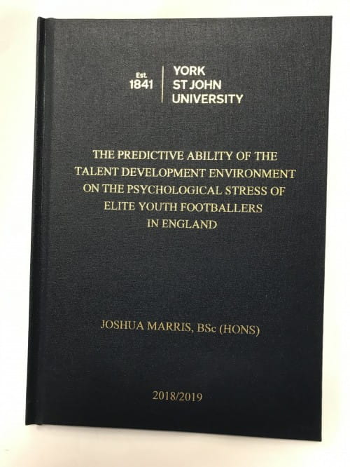 printed master thesis