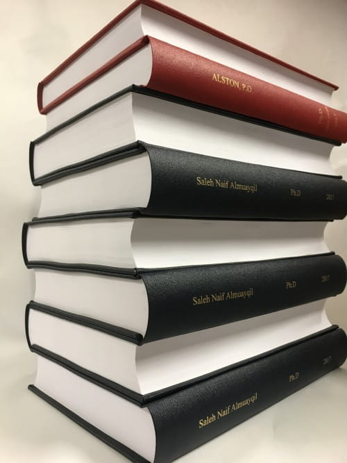 Thesis binding services belfast