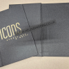 Menu covers bound by Helix Binders