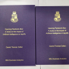 Warwick University - cloth hard & cloth soft bound (www.helixbinders.co.uk)