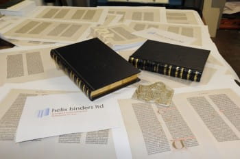 Bibles on pages